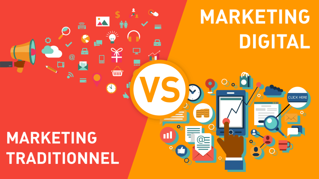 Marketing digital vs traditionnel