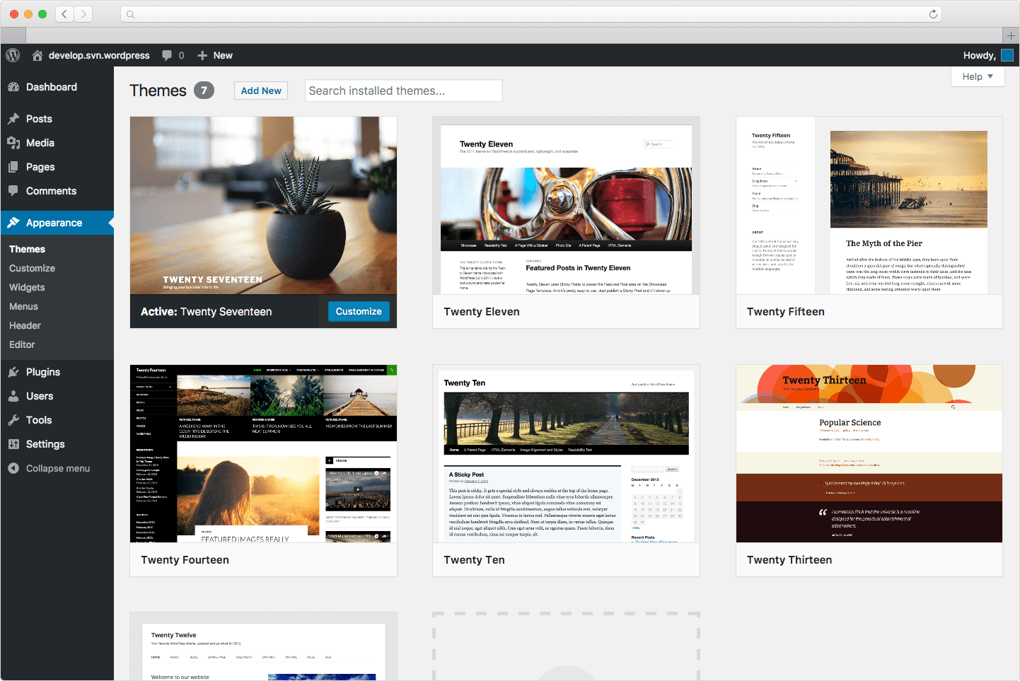 Thèmes WordPress
